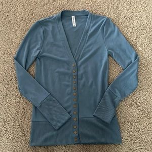 Like New Dusty Blue Cardigan